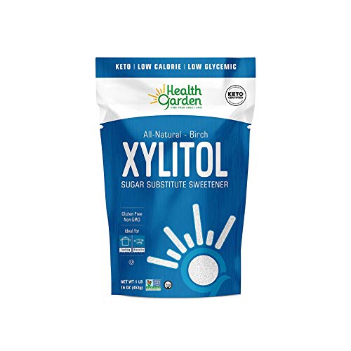 Health Garden Birch Xylitol Sweetener - Non Gmo - Kosher - Made In The U.s.a. - Keto Friendly (1 Lb X 2) #TOP10