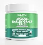 Organic Barley Grass Juice Powder - Grown in Volcanic Soil of Utah - Raw & BioActive Form, Cold-Pressed then CO2 Dried – Gluten Free, GMO free, Vegan - Complements Wheatgrass Juice Powder - 5.3 oz