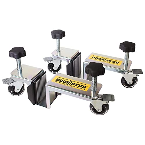 Door Stud Pro Series Door Installation Hardware Tool Kit for 1-3/8 and 1-3/4 Pre-Hung Slab and Front Doors - The Single Person Hands-Free Door Install Kit - Discontinued