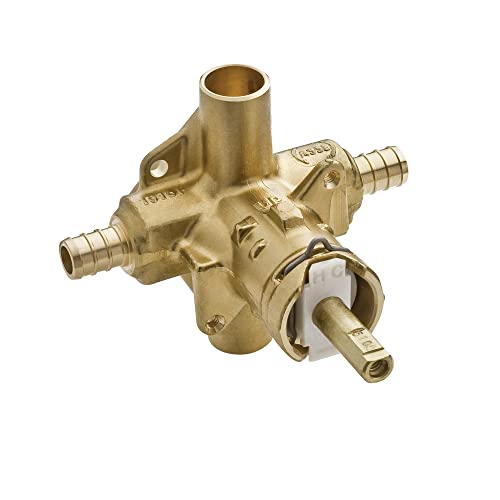 Moen 2580 Posi-Temp Brass Pressure Balancing Shower Valve 1/2-Inch Crimp Ring PEX Connection