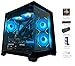 YAWYORE Gaming PC Desktop Computer, Ryzen 7 5700X,RTX 5060,32GB DDR4 RAM and 1TB M.2 NVMe SSD, 240 Liquid Cooler, ARGB Fans,Game Design Office