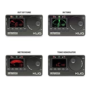 KLIQ MetroPitch Accordeur métronome pour tous les instruments avec guitare, basse, violon, ukulélé et modes d’accordage chromatique Générateur de tonalité Pochette de transport incluse Noir - Les Beatles, Paul McCartney, John Lennon, RIngo Starr, George Harrison KLIQ MetroPitch Accordeur métronome pour tous les instruments avec guitare, basse, violon, ukulélé et modes d'accordage chromatique Générateur de tonalité Pochette de transport incluse Noir – Image 6