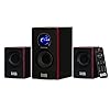 Acoustic Audio by Goldwood 2.1 Bluetooth Speaker System 2.1-Channel Home Theater Speaker System, Black (AA2103)