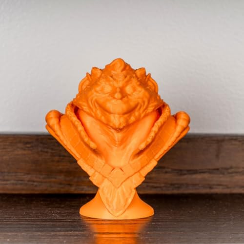 Image of Polymaker Panchroma Satin PLA Filament 1.75mm for 3D Printing, 1kg, Orange | Neatly Wound, Semi-Matte PLA, Easy Print & Smooth Feeding, Compatible with Bambu Lab & Most 3D Printers