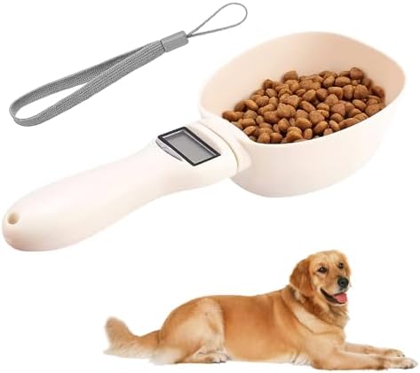 Misurino per Alimenti Preciso per Cani, Bilancia Digitale a Cucch...