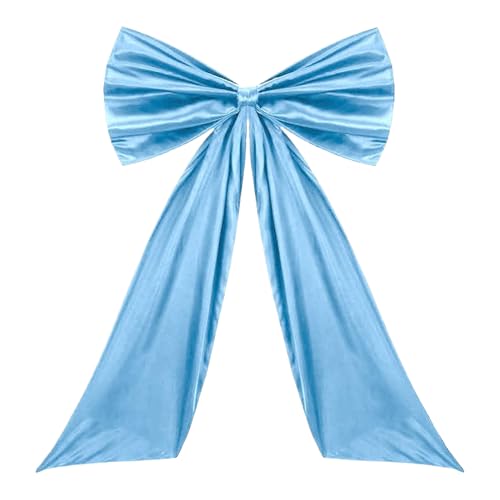 Incantesimo festivo: con la sua capacità di fungere da punto focale per eventi caldi, il grande fiocco di Natale mette in gioco un elegante fiocco, funzionando come un pezzo di dichiarazione di colore festivo che arricchisce l'arredamento cerimoniale e ancora il fascino visivo di matrimoni ed eventi di festa