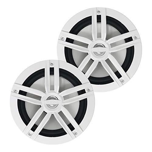 EnrockMarine EM265W Pair 2-Way 180-watt (180W) High-Performance Water-Resistant Loudspeaker, 6.5