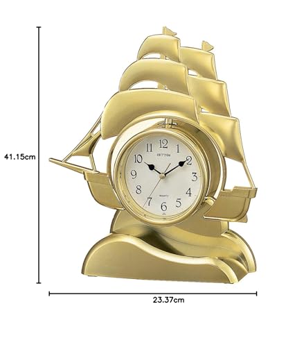 Rhythm USA Sailing Ship Mantel Clock