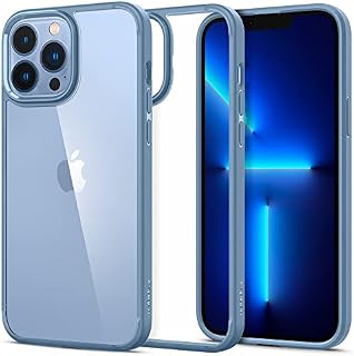 Spigen Ultra Hybrid [Air Cushion Technology] [Military Grade Shockproof] Case Compatible with iPhone 13 Pro Max - Sierra Blue