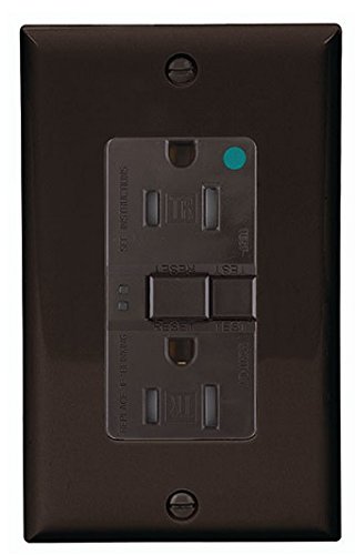 Cooper Wiring Devices TRSGFH20B GFCI TR HG Self Test Duplex 20A 125V BR