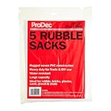ProDec 5er-Pack ultrastarke, gewebte, robuste Bauschuttsäcke