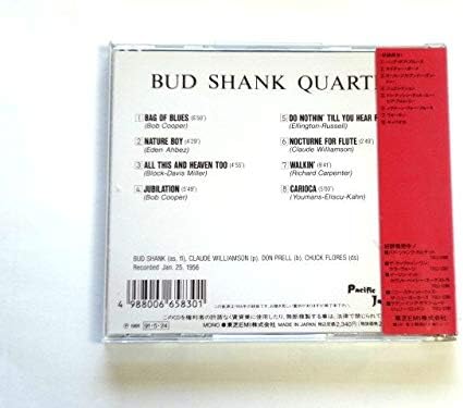 BUD SHANK QUARTET CLAUDE WILLIAMSON THE BUD SHAN - Bud Shank - Disque CD