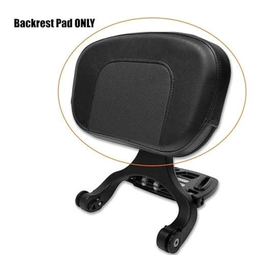 Coussin de dossier polyvalent réglable dosserets selle moto conducteur passager - 6
