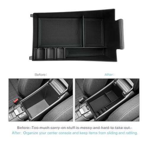 Image of CDEFG 2025 2026 2027 HR-V Center Console Organizer Tray for 2023-2026 2027 Honda HRV HR-V Accessories Middle Console Armrest Tray Storage Box Secondary Insert Coin Container Car Interior Accessory
