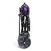 Mac Sports Heavy Duty Collapsible Folding All Terrain Utility Beach Wagon Cart with Table (Purple/Black)