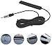 Produktbild QLOUNI Autoradio Antenne FM Radio Antenne Auto Antenne Radio Patch Antenne Auto-radioantenne für FM Radio Autos, LKWs Windschutzscheiben-Paste Antenne Universal mit 5m Kabel