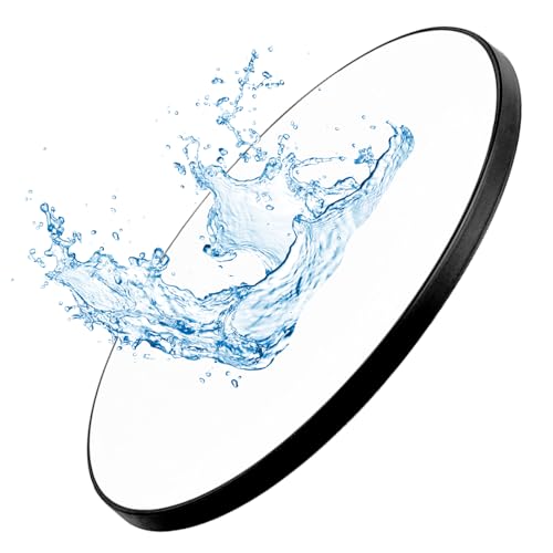 Recopilación de Decoración de techo los mejores 10. 40 AZHU Lamparas de Techo para Baño, 18W 7200k Luz Blanca Fría IP55 Impermeable, Lamparas Decorativas Techo para Baño Dormitorio Balcón Cocina Sala Habitación, 23cm