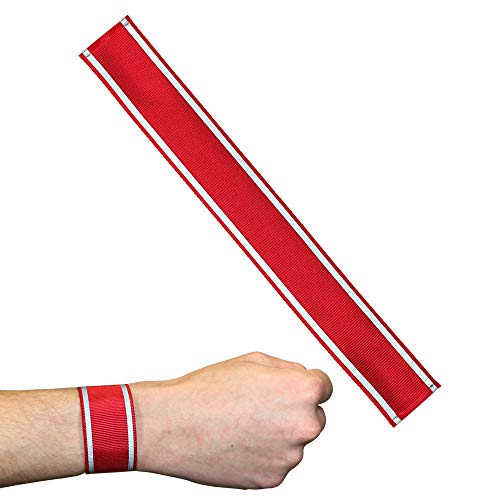 AAkron Reflective Snap Band for Safety Programs and Outdoor Events One Size fits All - Set of 12 - Thumbnail 2