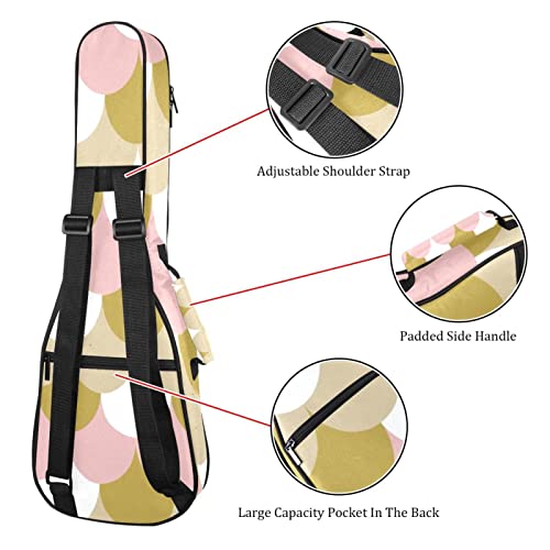 Sac ukulélé concert étanche avec grand rangement pour accessoires
