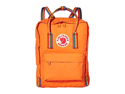Fjallraven Fjällräven F23620 Kånken Rucksack, Burnt Orange-Rainbow-Muster, 27x13x38cm