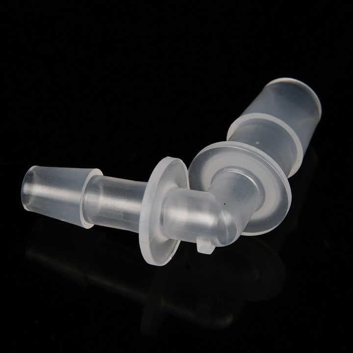 Polypropylene Reducing L Shaped Elbow Connectors Joints Fittings for Silicone Rubber Hose Tubing 1.6mm 2.4mm 3.2mm 4.8mm 6.4mm 8.7mm 9.5mm 12.7mm(10pcs) (LB-016-032(10pcs))
