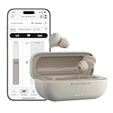 ELEHEAR-Delight OTC Hearing Aids for Seniors and Adults, AI Powered Speech Enhancement, Superior Sound Quality, Comfortable & Discreet Design, Bluetooth 5.3 and App Control, Mist White