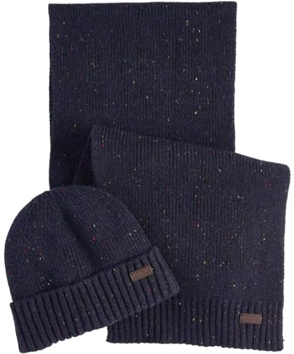 Colore: Navy Barbour Set sciarpa e cappello uomo 2MMGS0047 NAVY