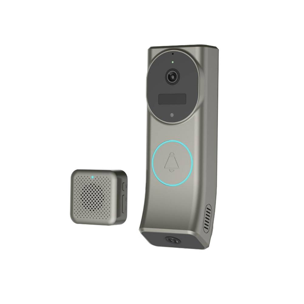 Knoruley As Shown Smart Doorbell Kit With Simulation Fake Camera Door Bell Camera Doorbell Led Flash For Homes Offices Stores