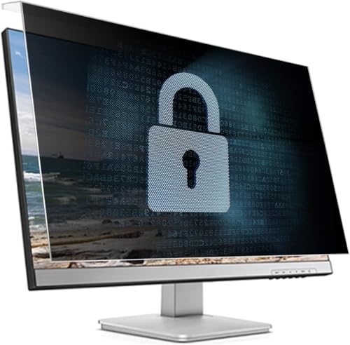 TBLOTYD Computer Privacy Screen Filter, Computer Screen Security Filter, Blue Light Reduction Widescreen Protective Film, Hanging Mount, 17-32 Inch,21.5in