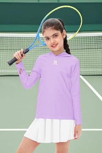 Image of Remimi Kids Sun Shirt Rash Guard Quick Dry Sun Protection Athletic Hoodie Hiking Shirts 3-12 Years
