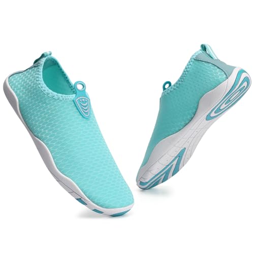Image of TEOKJ Water Shoes Quick Dry Barefoot Yoga Water Aqua Sport Pool Beach Swim Surf Driving for Women Men