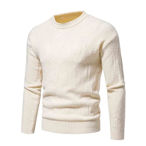 Muscularfit Mens Sweaters Slim Fit Long Sleeve Knitted Sweaters Lightweight Crewneck Sweater Casual Knitted Pullover Sweaters