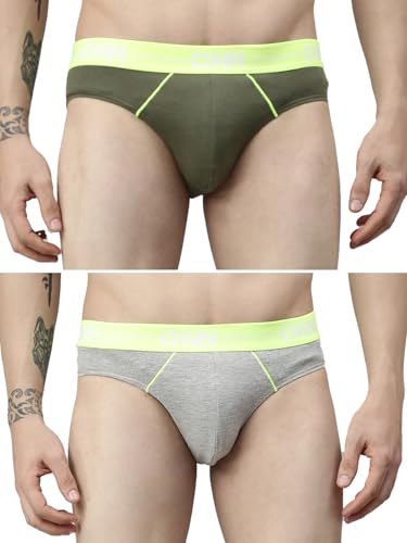 Image of ONN Men's Cotton Brief (Pack of 2) (Colors May Vary)