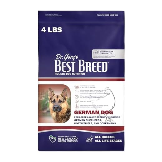 Best Breed German Dog Diet Made in USA [Natural Dry Dog Food]- 4lbs