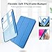 ProCase for iPad (A16) 11th Generation 11 Inch 2025/10th Generation 10.9 Inch 2022 Case with Pencil Holder, Hybrid iPad 11 10 Case with Clear Back, Supports Auto Wake/Sleep -Blue