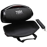 LTGEM Case Compatible with JBL Boombox 3 Portable Speaker with Adjustable Shoulder Strap, Black