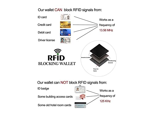 Women's Embossed Zip around Calfskin Leather wallet with RFID Protect Credit Card & ID Card Security (Bronw with Logo)2