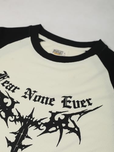 Maniac Mens Fear Printed Waffle T-Shirt - Image 8