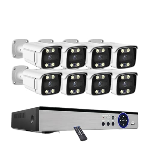 8CH POE NVRLbg 4K AI猟oZLeBJ oI[fBI JtiCghrfIĎJZbg(4T,8CH NVR x 8PCS 2K)