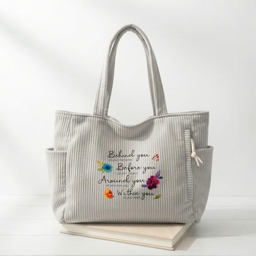 Bolso Tote de Corderoy para Mamá miniatura 1