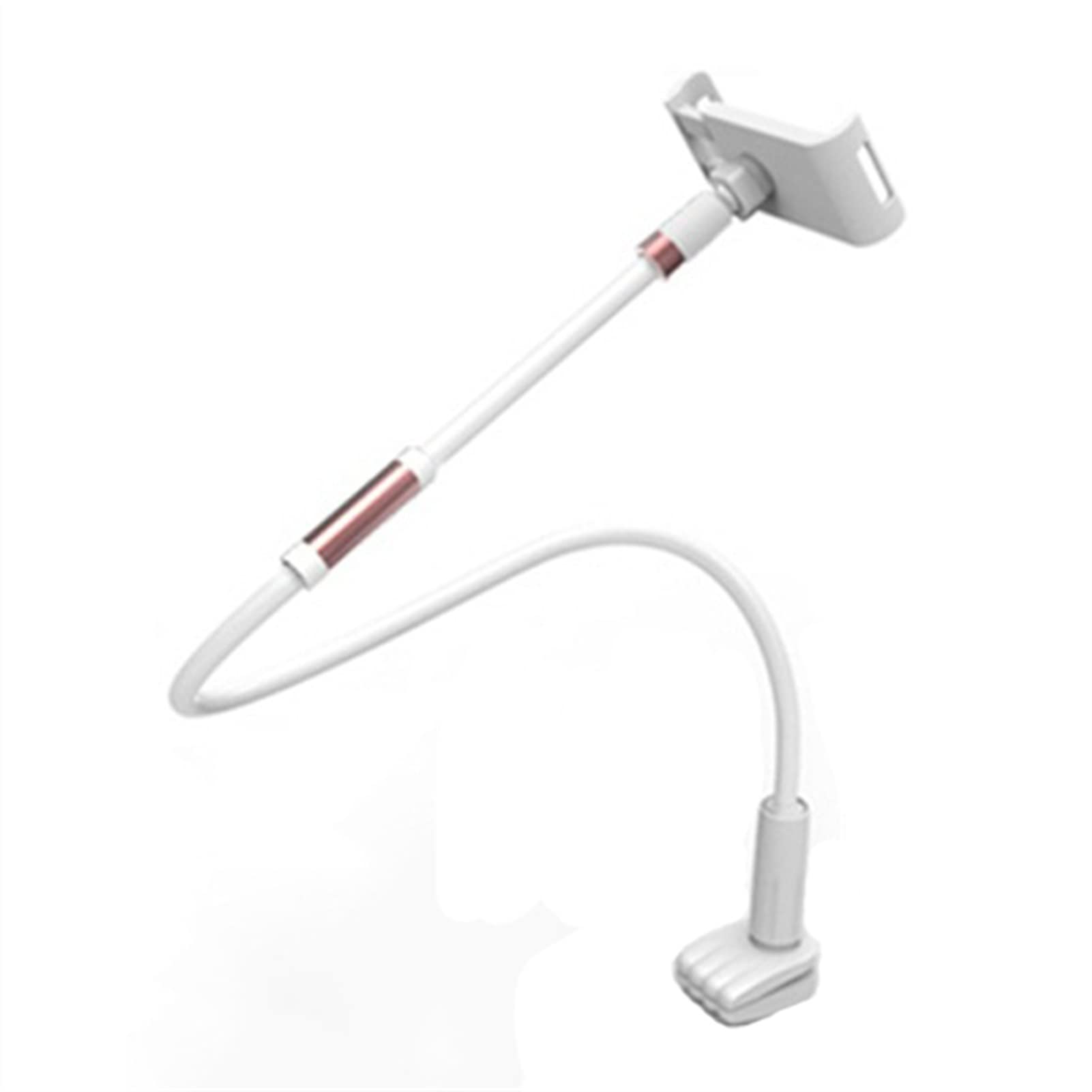 Soporte Tablet Soporte de tableta perezoso flexible, soporte de tableta de clip de brazo de cuello de cisne, soporte de tableta de mesa de cama ajustable for teléfonos y tabletas de 4.0-10.6 pulgadas