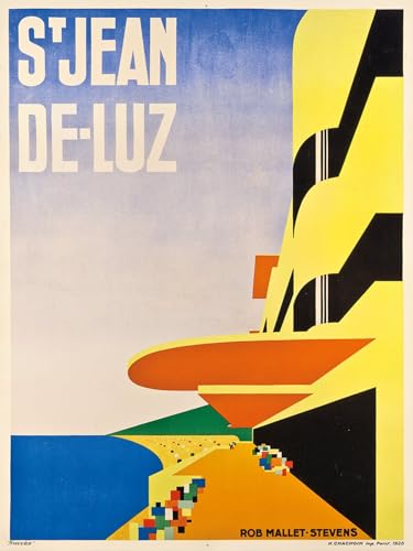 Peinture d'Art d'Affiche Décorative pour la Maison - Poster Robert Mallet Stevens 60x90