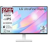 LG 27US500 68.4 cm (27 Inch) Ultra HD 4K (3840x2160) IPS Monitor with 60Hz, 5ms (GtG) HDR10, Flicker Safe, Reader Mode, 2xHDMI, Anti-Glare, 3-Side Virtually Borderless Design, DCI-P3 90% (Black)