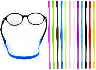 YALEX 12 Colors Anti-slip Glasses Strap Sports Glasses Strap Holder for Kids,Glasses chain