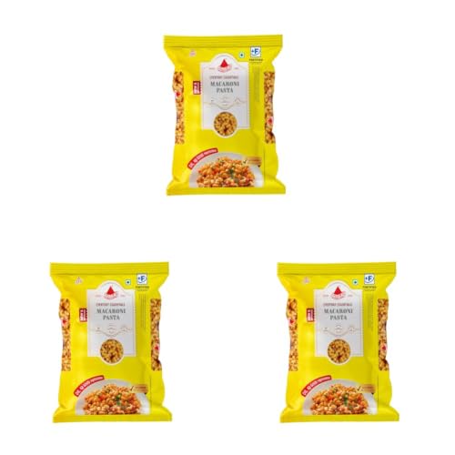 Image of Bambino Vegetarian Pasta Macaroni Pep Drump wheat, 850 grams / 900 grams Pouch (weight may vary) (Pack of 3)