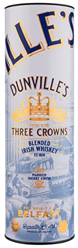Dunville's THREE CROWNS Belfast Vintage Blend Irish Whiskey 43,5% Vol. 0,7l in Geschenkbox – Bild 4