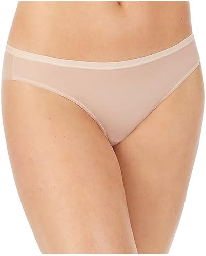 OnGossamer Braguita Sheer Bliss Tanga para mujer, malla ligera invisible