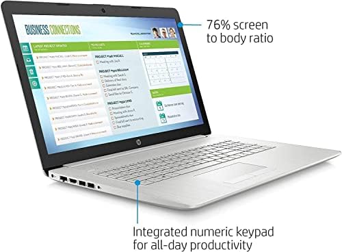 Latest HP 17 Premium Laptop computer, 17.3" HD+ Touchscreen, Intel core i7-1165G7, 16GB RAM,1TB PCIe SSD, Lengthy Battery Life, Wi-Fi 6, BT 5.0, Webcam, Home windows 11 PRO, USB Exterior DVD/CD Equipment, Silver 3