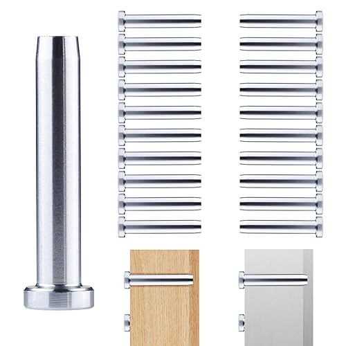 Eyourlife 20 Pack Stainless Steel Protector Sleeves for 1/8" Deck Cable Railing, Silver