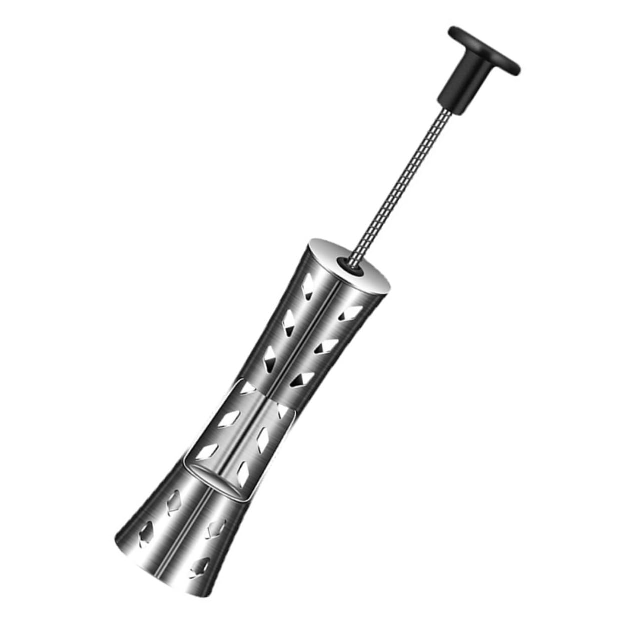 FUNOMOCYA Stainless Cherry Pitter Advanced Cherry Core Remover for Red Dates Manual Handheld Tool Comfortable Ergonomic Grip Sturdy Compact and Easy to Clean for Kitchen Use